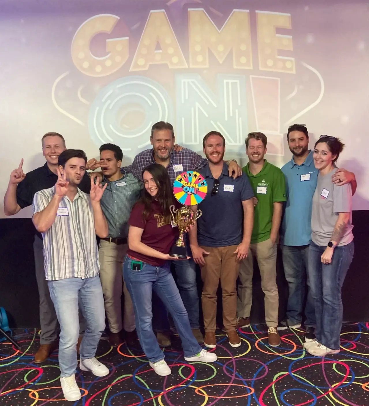 Manhard Austin Team at GameOn Staff