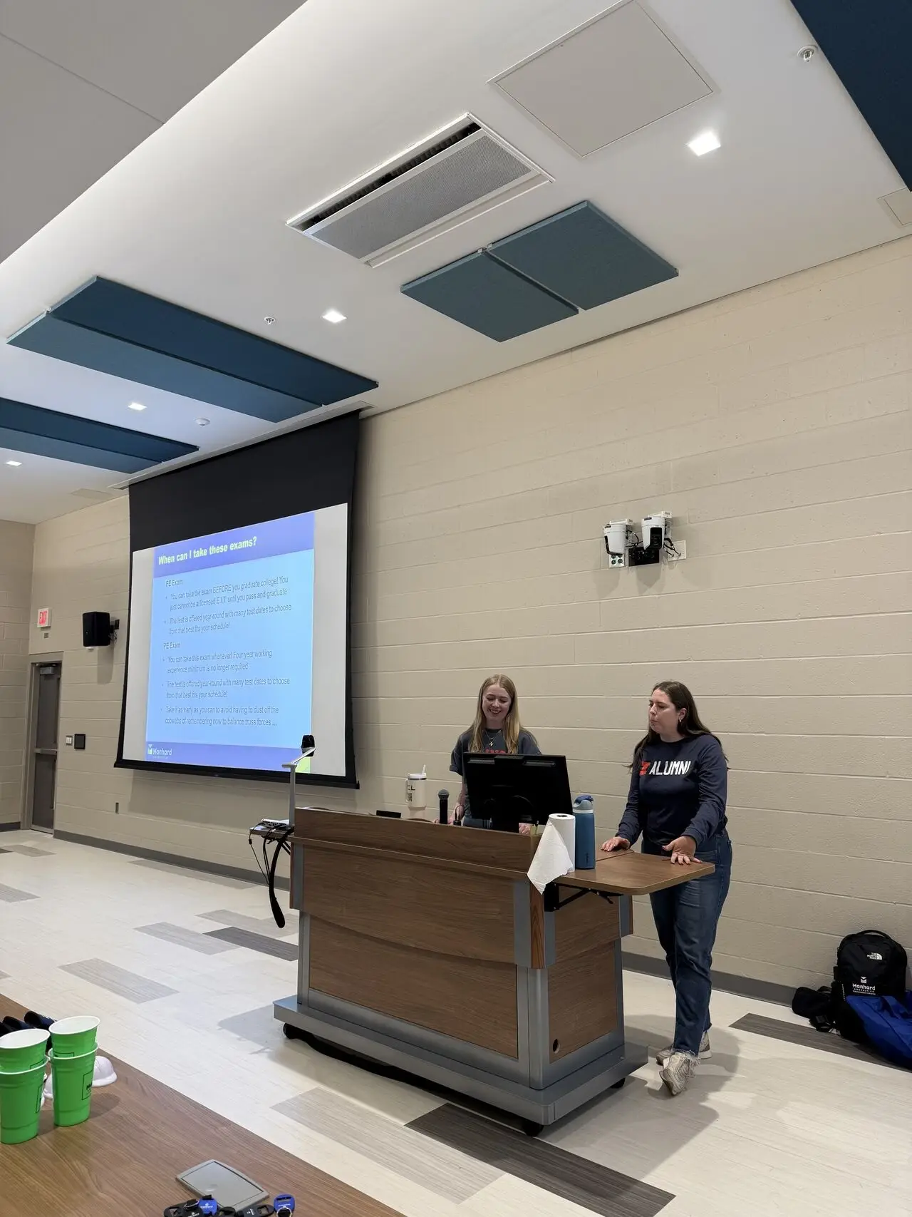 UIUC Women IN Civil & Environmental Engineering Club - Katie Huffman & Nora Harrington from Manhard