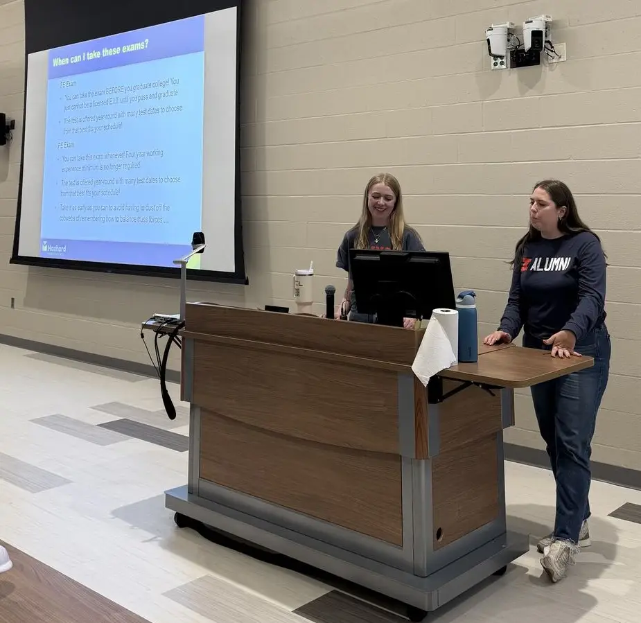 UIUC Women IN Civil & Environmental Engineering Club - Katie Huffman & Nora Harrington 3